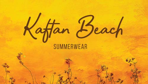 Kaftan Beach Logo Banner
